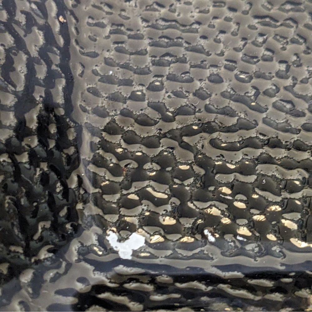 Michael Aram Black Orchid Triple Compartment Hammered Serving Tray 18" x 7.25" - Picture 4 of 15